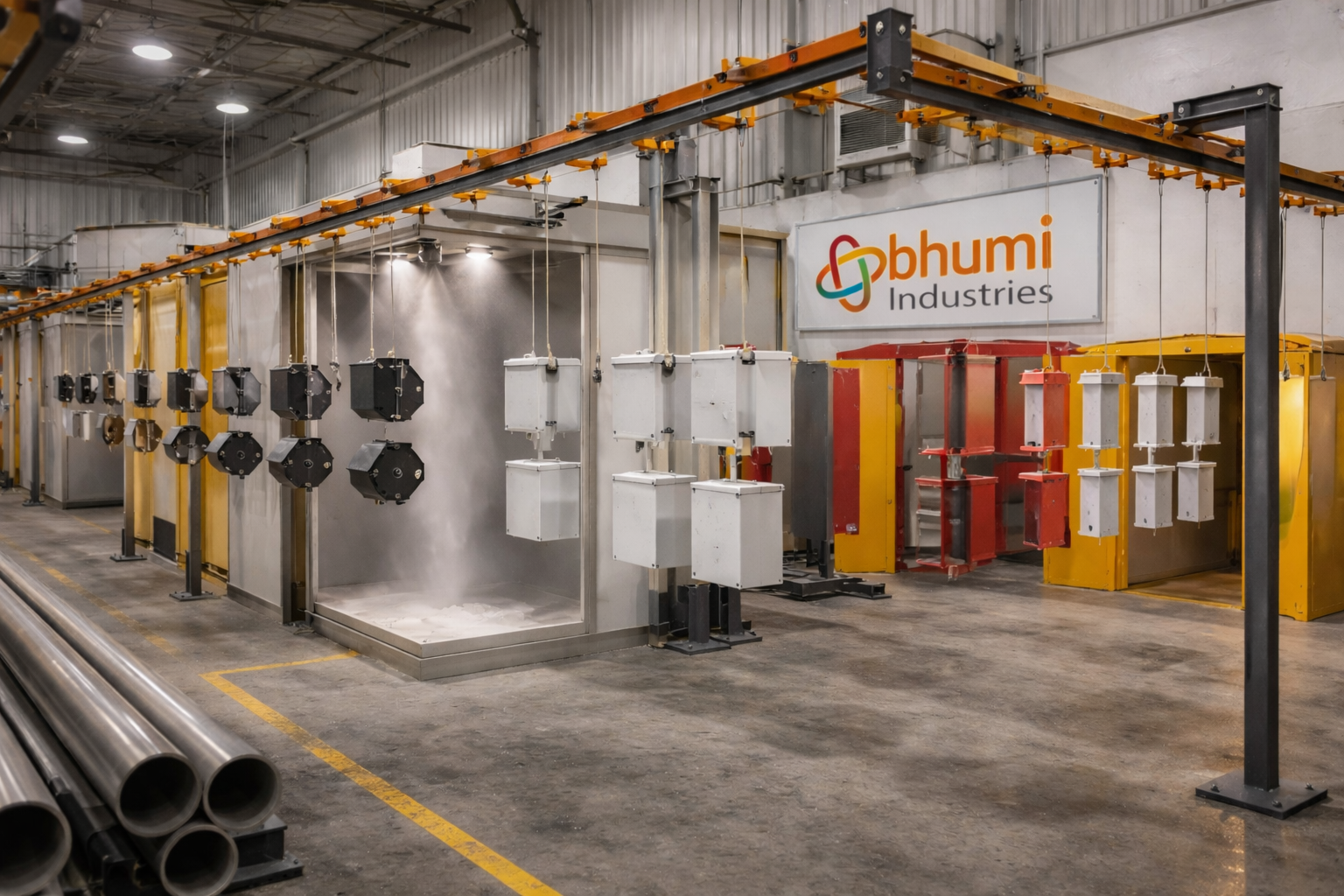 Bhumi Industries powder coating facility